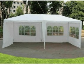 Kerti partisátor, fehér, 3x6 m, TEKNO TYP 2