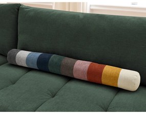 Zöld kinyitható-tárolóhelyes sarokkanapé (bal oldali-L alakú) Fuji – Bobochic Paris