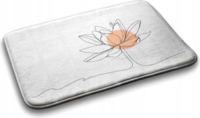 Fürdőszobaszőnyeg mix mintás Vízi liliom 90x60 cm