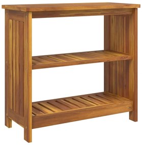 Kerti szekrény polcokkal tárolóval Barna 75 x 35 x 70cm