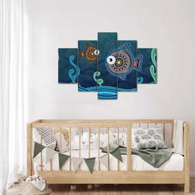 Kép - festett hal (150x105 cm)