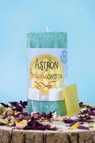 Astron Kívánsággyertya - Henger 11 cm - zöld (ZE1)