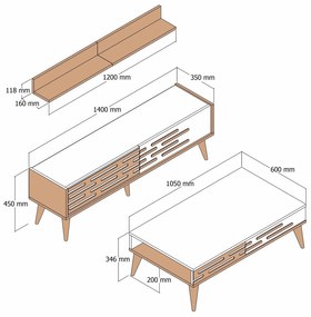 Nappali fal Valencia (dió + antracit). 1089314