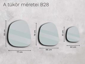 Bronz tükör Base B28 66×76