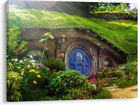 Kép - Hobbitfalva (70x50 cm)