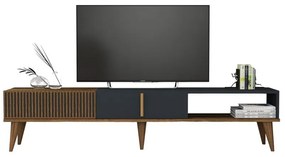 TV szekrény Milan Alt - Diós, Antracit