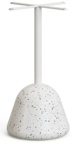 Fehér terrazzo cement kerek étkezőasztal ø 70 cm Saura – Kave Home