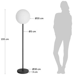 Dinesh kerti lámpa, magasság 155 cm - Kave Home