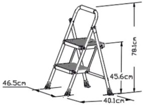 Lamart LT8096 Eurostep lépcsőfokok, 2 lépcsőfok