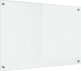 vidaXL Konyhai splashback Átlátszó 90 x 60 cm edzett üveg