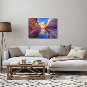 Kép - Arizonai hullámok (üvegen) (70x50 cm)