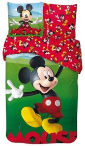 Disney Mickey Garden ágyneműhuzat 140×200cm, 65x65 cm