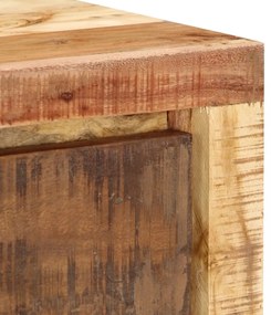 tömör újrahasznosított fa TV-szekrény 100 x 30 x 33 cm