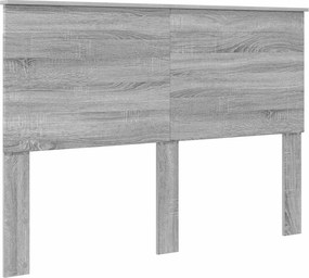 vidaXL Fejtámla Szürke Sonoma 160 cm Faanyag