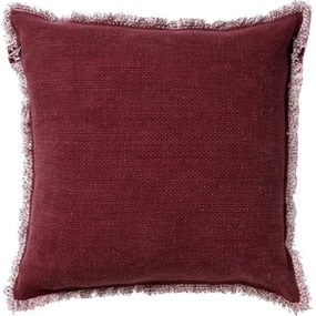 Dekoratív párnahuzat BURTO MERLOT 45x45 cm, bordó