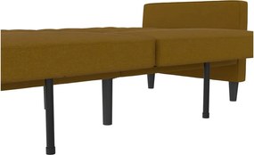 Sárga kinyitható kanapé 86 cm Presley – Støraa