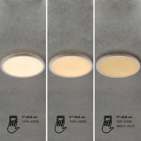 Nordlux - OJA LED fürdőszobai dimmelhető mennyezeti lámpatest LED/19W/230V 3000/4000K IP54 átm. 43 cm