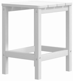 fehér HDPE kerti adirondack asztal 38 x 38 x 46 cm