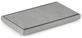 FURELA VELVET XL szürke összecsukható puff 60 x 38 x 38 cm