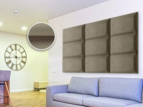 Kárpitozott panel Soundless 40x30 cm (szürkésbarna). 1068512