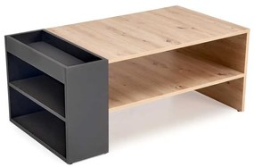 Ingenio dohányzóasztal, artisan tölgy / fekete