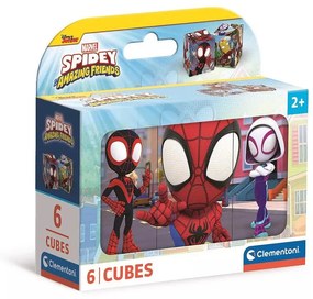 Pókember Spidey mesekocka 6 db-os Clementoni