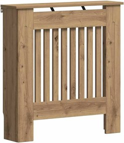 vidaXL Radiátor fedezék Artisan tölgy 78 x 19 x 81,5 cm Faanyag