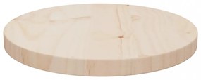 tömör fenyőfa asztallap Ø30 x 2,5 cm