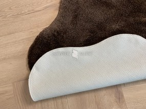 Vajpuha ovális shaggy sebano Barna (Brown) 80x150