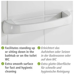 Fali műanyag fürdőszobai kapaszkodó Pure – Wenko