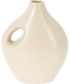 Rhonda porcelán váza krémszínű , 16 x 20 x 8,5 cm