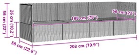 szürke polyrattan kültéri társalgókanapé párnákkal