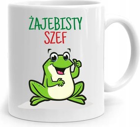 Ajándék Bögre A Főnöknek Békás Főnök fényképes nyomtatással