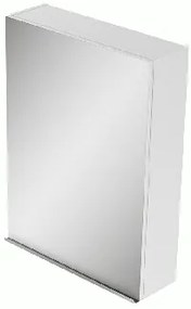 Cersanit - VIRGO tükör függő szekrény 60cm, szürke-króm, S522-015