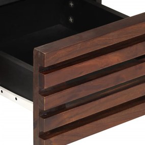 barna tömör mangófa TV-szekrény 70 x 34 x 46 cm