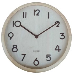 Karlsson 6021WD design falióra fehér, 30 cmátmérővel