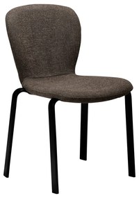 Barna kárpitozott étkezőszék Heap – DAN-FORM Denmark