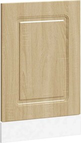 vidaXL mosogatógép panel Kalmar sonoma tölgy 45x1,5x67 cm gépi fa