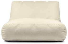 Világosszürke buklé babzsákfotel Sofa Tube – SLOWDOWN