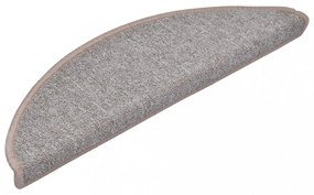 15 darab világosbarna lépcsőszőnyeg 56 x 17 x 3 cm