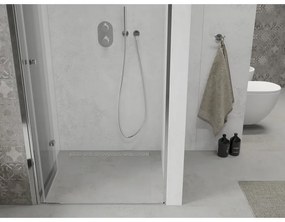 Mexen Lima, összecsukható zuhanyajtó nyitáshoz 60 x 190 cm, 6 mm átlátszó üveg, króm profil, 856-060-000-01-00-D