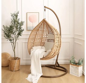 AKCIÓ Világosbarna függőszék TROPIKAL állvánnyal II. osztály