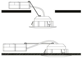 Eglo 95859- SET 3x LED Beépíthető lámpa PINEDA 1xLED/6W/230V