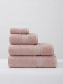 Leo pamut törölköző 100x150 púderszínű