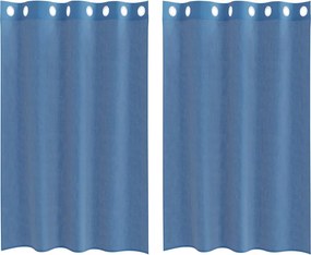 vidaXL 2 db királykék voile függönyök grommets