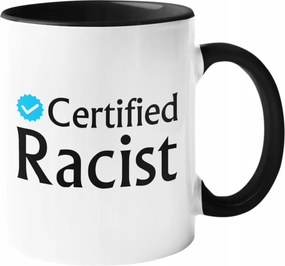 Certified Racist Bögre vicces Születésnapi Ajándék 330ml Csomagolás