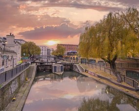 Poszter 76x60,5cm Regenta csatorna a Camden piacon, Assaf Frank