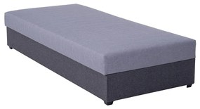 Szürke JACOB XL tárolós ágy 90x200 cm, teherbírás 130 kg PO0065