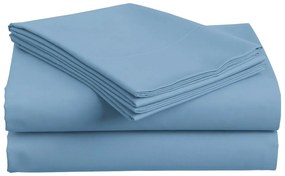 Pamut lepedő LUX világoskék 140x240 cm