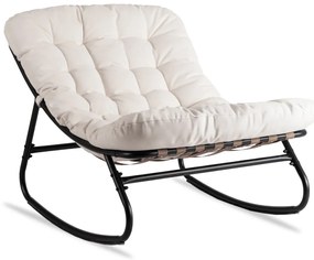 Fotel Bujany AURORA Beżowy